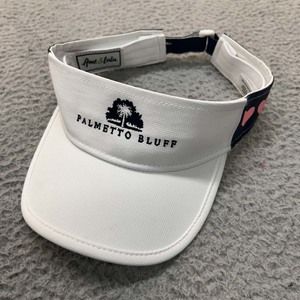 Palmetto Blulff Hat Men Visor One Size AME Lulu Bluffton South Carolina